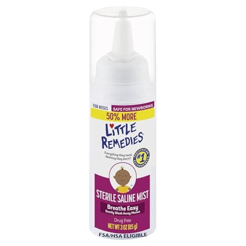 3-Fl Oz Little Remedies Sterile Baby Saline Nasal Mist $2.52 w/ S&S + Free Shipping w/ Prime or on $35+