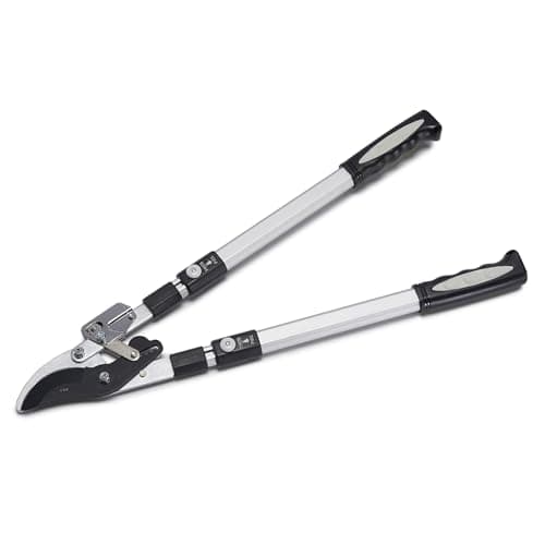 Tree Trimmer Loppers - Double Ratcheting Bypass Pruners - Extendable 26" - 40" Long Handles - Loppers for Tree for $11.57