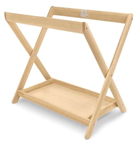 UPPAbaby Bassinet Stand - Quic... + Secure Attachment - Natural