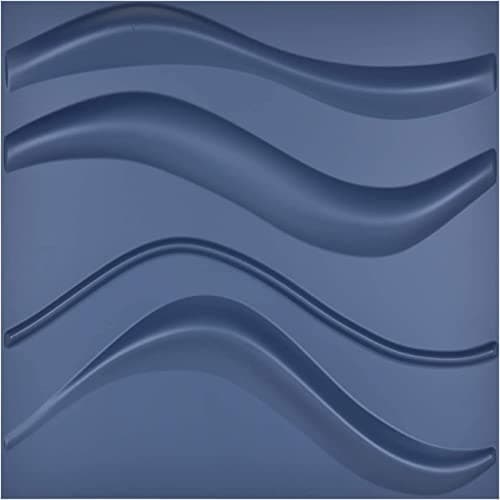 Art3d Navy Blue 3D Wall Panel ...oom,Lobby,Office,Shopping Mall