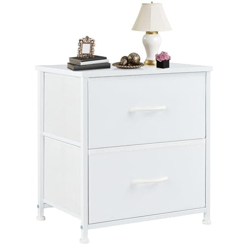 DUMOS Nightstand Small Dresser... Entryway, College Dorm, White