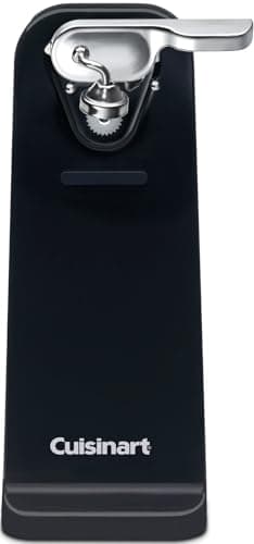 Cuisinart Can Opener with One-Touch Operation, Electric Can Opener for Kitchen Including Magnetic Lid Holder, Automatic Can Opener with Easy Clean Design and Nonslip Base, Black, CCO-50BKN