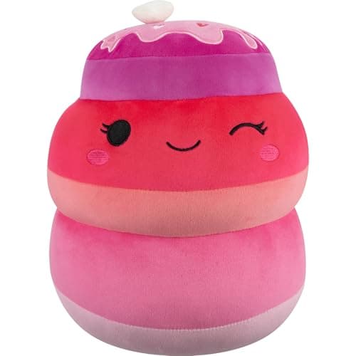 Squishmallows Original 12in Bertina the Pink Ombré Pancakes – Official Jazwares Plush (Medium-Sized)