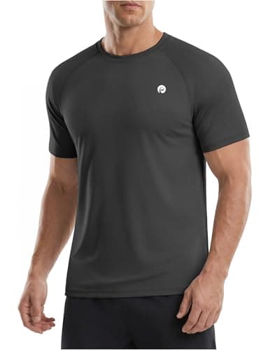 Pinspark UPF 50+ Short Sleeve Workout Shirt (Many Sizes & Colors) $8.99