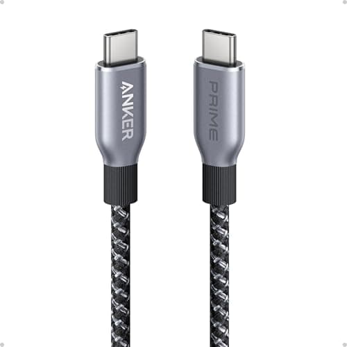 Anker Prime USB C to USB C Cable, 240W Fast Charging Cable (1 FT)