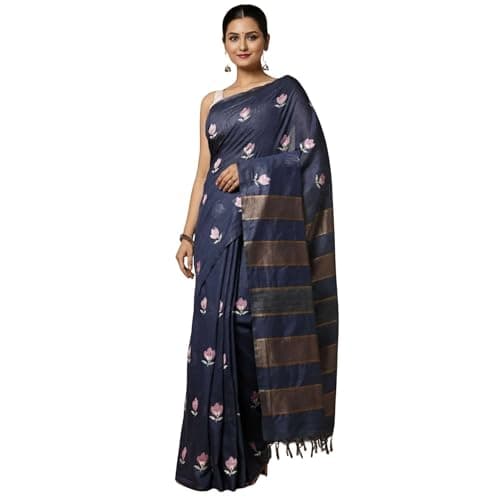Indiehaat Silkmark Eri Embroidery Saree
