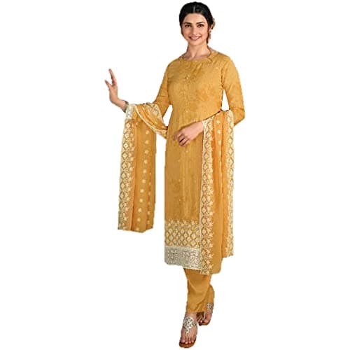 The kurti bazaar Ethnic Party Wear Indian Plus Size Salwar Kameez Dupatta Suits Pakistani Ready to Wear Trouser Pant Dress (US, Numeric, 42, Regular, Regular, Light Pink)