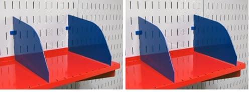 Wall Control Pegboard Shelf Di... Tool Board – Blue (Pack of 2)