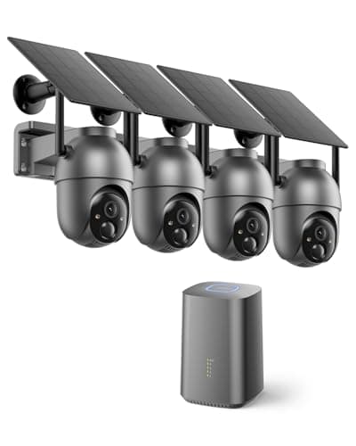 4-Pack 4MP SEHMUA 5G Wireless Outdoor Security Cameras w/ Color Night Vision, 360° PTZ, Local Storage $130 + Free S/H