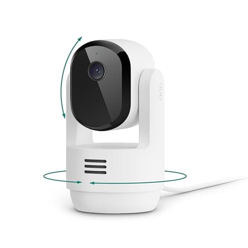 Arlo Essential Indoor Pan Tilt... Motion Tracking, 1 Cam, White