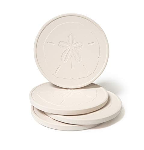 CoasterStone Absorbent Sand Do...lar Drink Coasters 4.25" Width