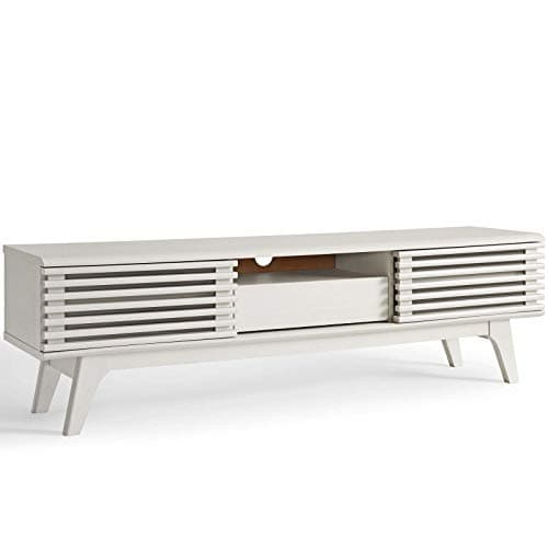 Modway Render Mid-Century Mode...file 59 Inch TV Stand in White