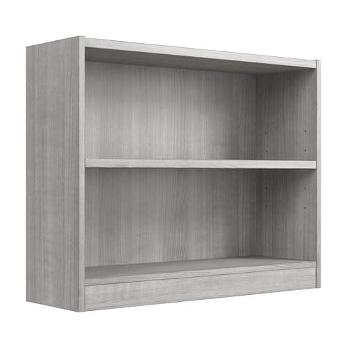 Bush Home Small 2 Shelf Bookca...rsal Collection, Platinum Gray