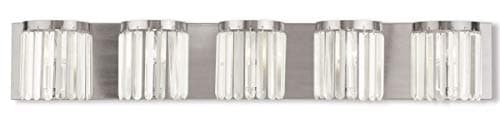 Livex Lighting 50535-91 Ashton...ght Bath Light, Brushed Nickel