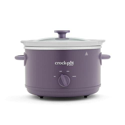 Crock-Pot Design Series 4.5 Quart Manual Slow Cooker, Purple Potato