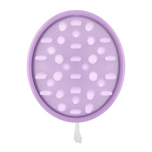 Conair Scalp Massager Shampoo Brush – Deep Cleansing, Exfoliating & Stimulating Hair Scrubber for Healthy Scalp & Hair Growth, Soft Silicone Bristles, Comfortable Grip, All Hair Types, Purple