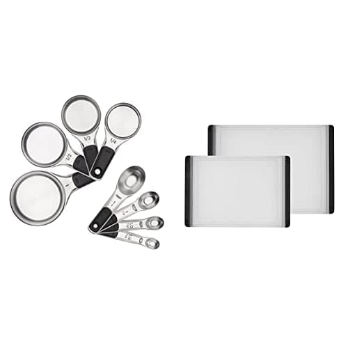OXO Good Grips Stainless Steel...iece Plastic Cutting Board Set