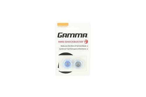 Gamma Shockbuster Ring Tennis ...Use, Blue and Black, Pack of 2