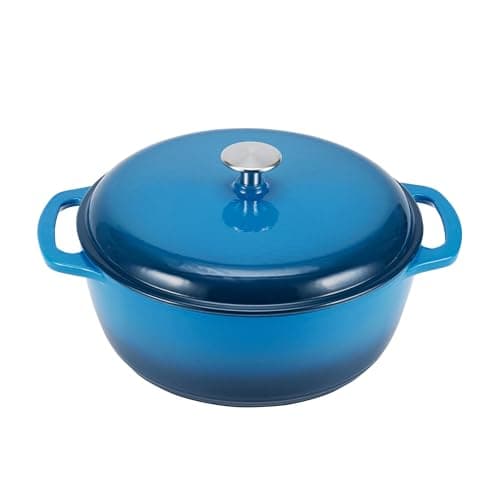 Amazon Basics 6-Quart Cast Iron Dutch Oven for $36 + free shipping