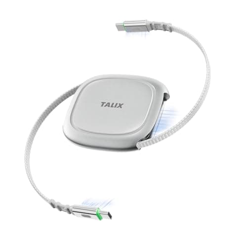 Talix 4.92-Foot 240W Retractable USB-C to USB-C Cable  for $11 + free shipping w/ Prime
