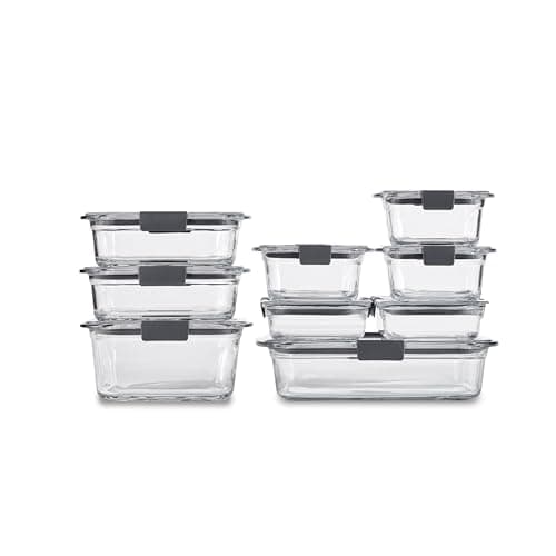 Prime: 9-pk Rubbermaid Brilliance Glass Food Storage Containers (assorted) $60 + Free S&H