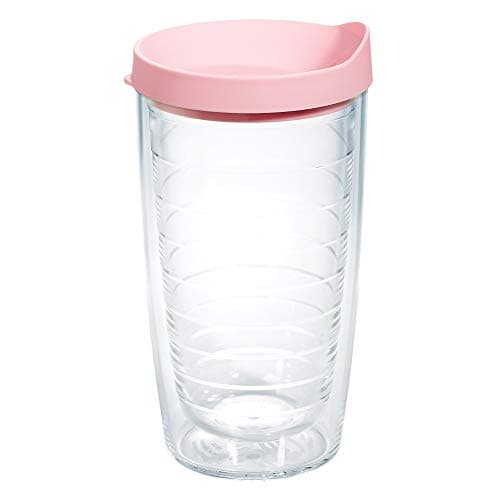 Tervis Clear & Colorful Lidded...nks Cold & Hot, 16oz, Pink Lid