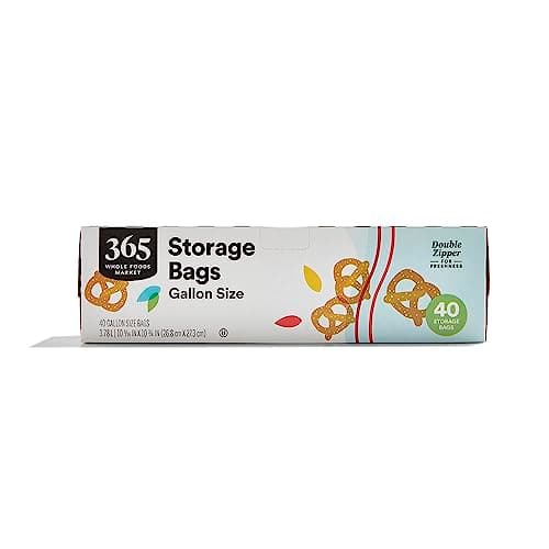 365 by Whole Foods Market, Gal... Bags, Double Zipper, 40 Count