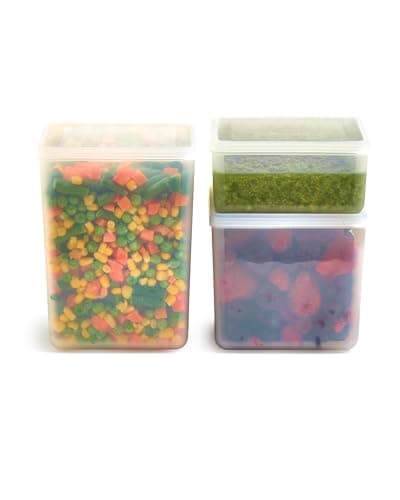 W&P Freezer Cubes- Set of 3 | ...ishwasher Safe, Microwave Safe