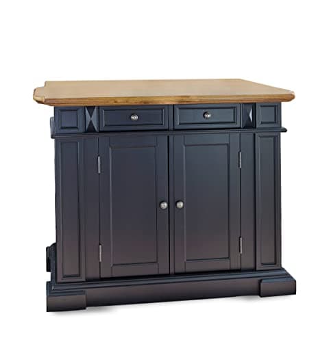 homestyles Americana Black Kitchen Island