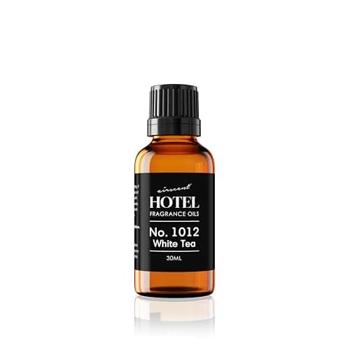 AirScent Hotel Diffuser Oil No. 1012 Inspired by The Renowned White Tea Hotel Scent - Premium Fragrance Oil for Ultrasonic and Waterless Diffusers and Crafting - 30 mL, 1 fl oz Bottle