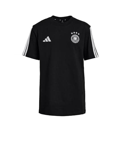adidas Unisex Kid DFB Germany Alphaskin T-Shirt (Little Kid/Big Kid) Black Medium Big Kid