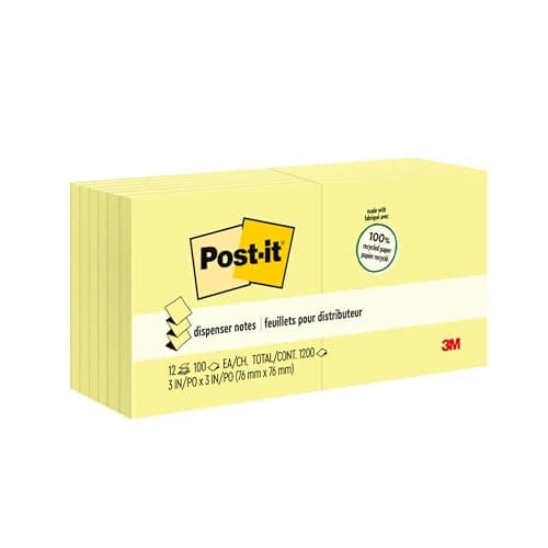 Post-it Greener Recycled Pop-u...Recycled Material(R330RP-12YW)