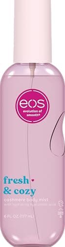 eos Cashmere Body Mist, Fresh & Cozy, Body Spray for Women, Hair Mist, Moisturizing, Hyaluronic Acid, Glycerin, Vegan, Cruelty-free, 6 fl oz