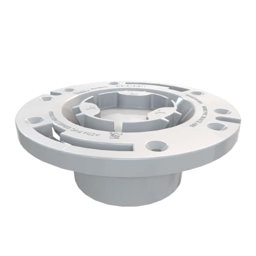 Oatey 3 in. or 4 in. PVC close...with plastic ring w/o test cap