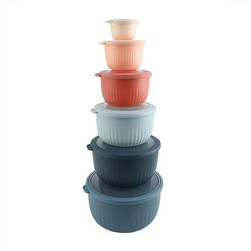 COOK WITH COLOR Prep Bowls wit...e Set - Deep Bowls, Multicolor