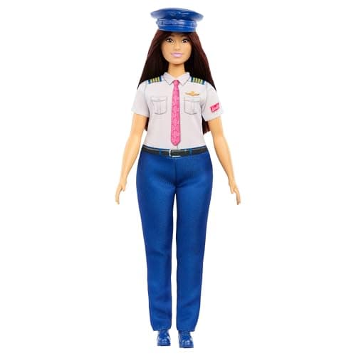 Barbie Careers Pilot Fashion D...rm & Shoes, Plus Hat Accessory
