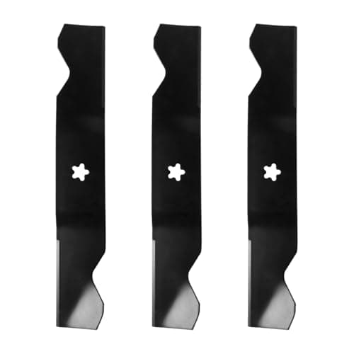 ZALANA 187254 Lawn Mower Medium Lift Blades Set Replace Husqvarna Craftsman Poulan 187256 532187256 532187254 for RZ5424 RZ5426 YTH24V54 YTH26V54 GTH26K54T - 54" Deck Lawn Mower (3 Pack)