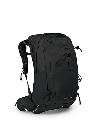 $132 | Osprey Manta 34L Men's Hiking Backpack with Hydraulics Reservoir, Black at Amazon
