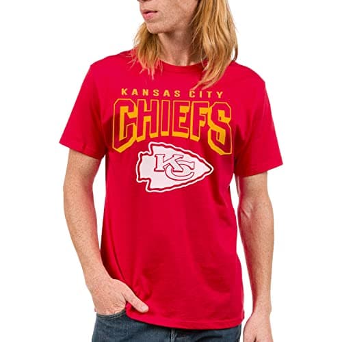 Junk Food NFL - Kansas City Ch...eeve Fan Tee for Men and Women