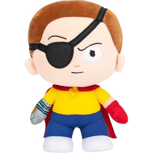 Jazwares Warner Bros. Discovery 8-Inch Evil Morty Plush from Rick and Morty - Super-Soft and Collectible Plush - Official Licensed - for Mature Audiences, 17+