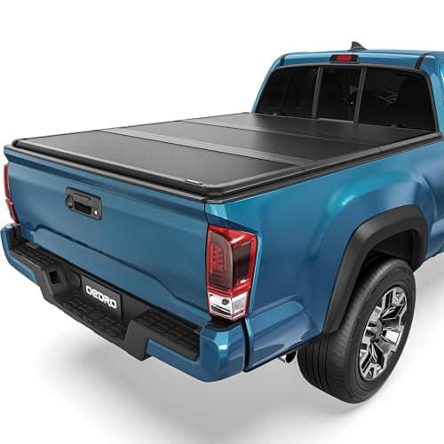 OEDRO FRP Hard Tri-fold Tonnea..., 5ft Bed with Tacoma Bed Rail