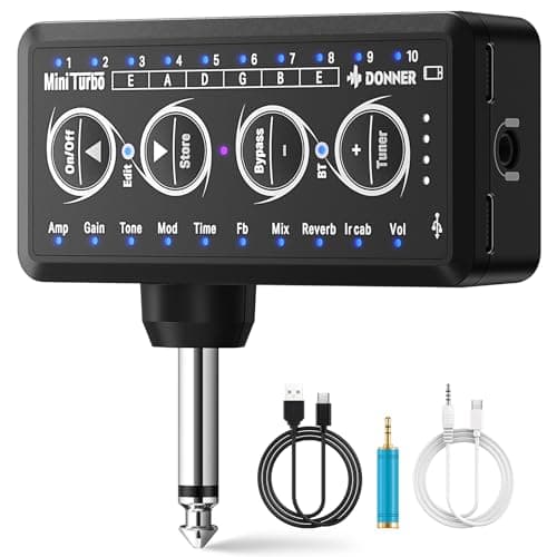 Donner Guitar Headphone Amp Mi...i Portable Electric Guitar Amp