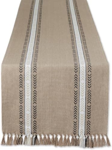 DII Everyday Collection Fringe...le Runner, 14x108, Dobby Stone