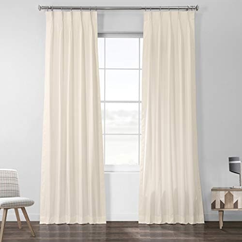 HPD Half Price Drapes Solid Co...RCT-S01B-108-FP, Fresh Popcorn