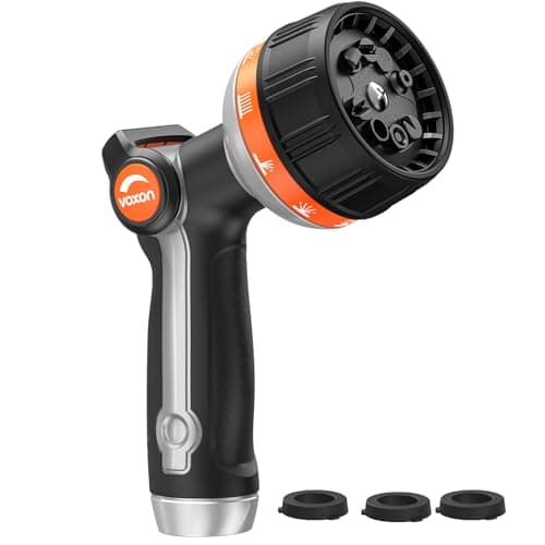 VOXON Heavy Duty Metal Garden Hose Nozzle w/ 10 Spray Patterns $9.99 + Free Shipping w/ Prime or on $35+