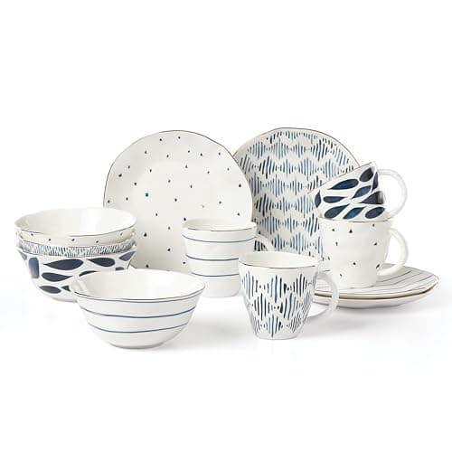Lenox Blue Bay 12-Piece Dessert Set, 10.30 LB