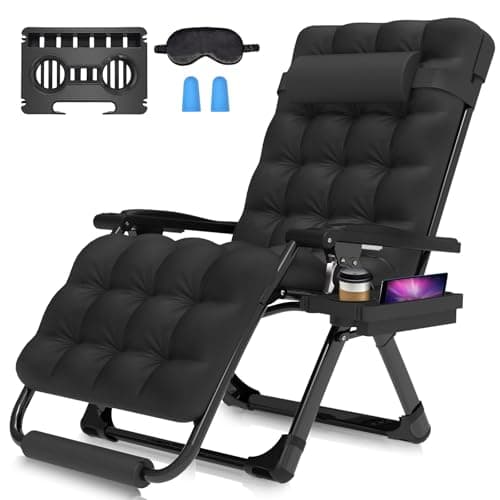 Suteck Oversized Zero Gravity ...rs Recliner for Indoor Outdoor