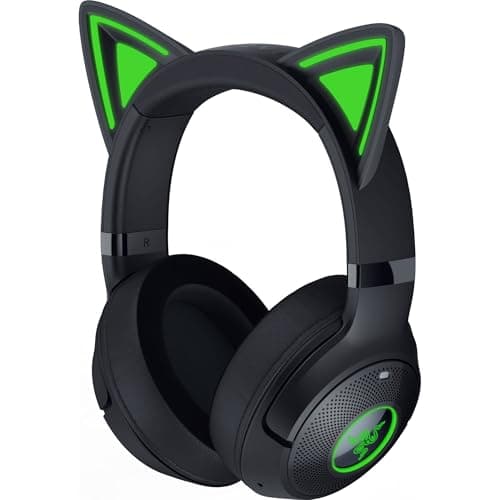 Razer Kraken Kitty V2 BT Wirel...tery w/Type C Charging - Black