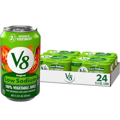24-Pk 11.5-Oz V8 Low Sodium Original 100% Vegetable Juice Blend $9.75 w/ S&S