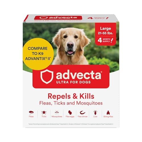 [SnS, AC] $13.93* | 4-Count Advecta Ultra Flea & Tick Prevention For Dogs at Amazon